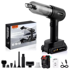 Wireless Portable Brushless Strong Powerful Car Home Vacuum Cleaner+ 2 battery