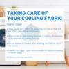 Ailemei Direct Cooling Throw Blanket with Double Sided Cold Effect,