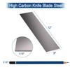 uuvzvcek Knife Blade Steel, 1095 Steel Flat Stock, 12" x