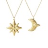 Georg Jensen - Gold Plated Star and Moon Ornament 2024