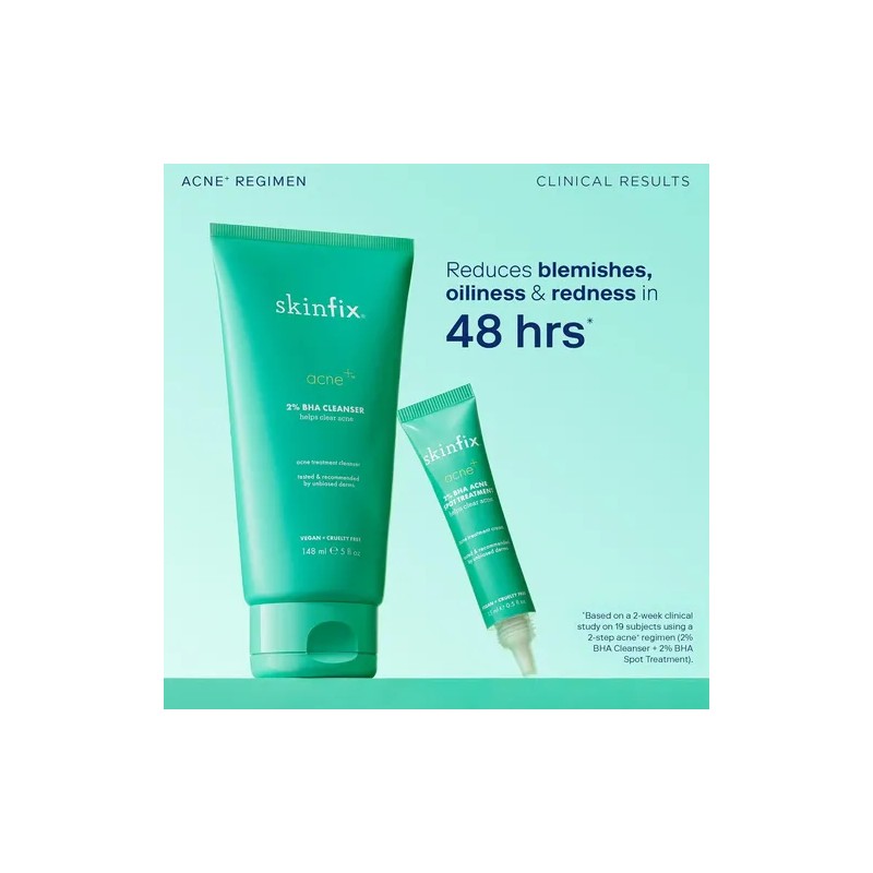 Skinfix Acne+ 2% Bha Tratamiento De Manchas Para El Acné: