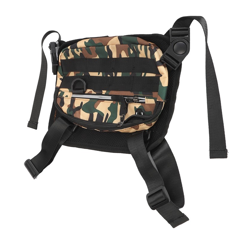 Sports Vest Chest Bag Lightweight Breathable Adjustable Strap Running Vest