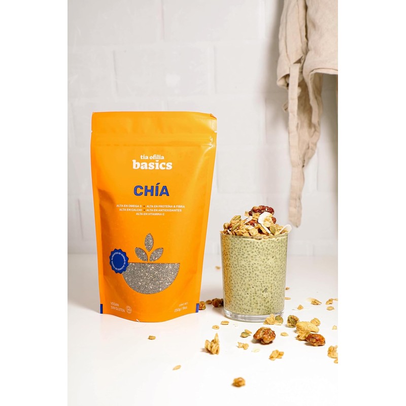 Aunt Ofilia BASICS Chia Seeds 250g – Premium Plant-Based Protein