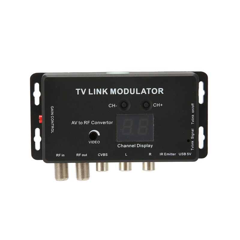 TM70RG TV Link Modulator Support PAL /NTSC Adjustable Output Gain