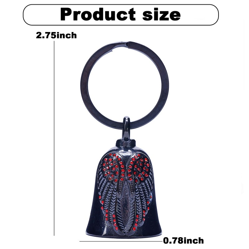 Motorcycle Women Bells - Motorcycle Angel Bell for Men Women,Bell