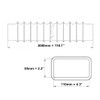 100 x 55 mm - 3 m PVC Exhaust Hose