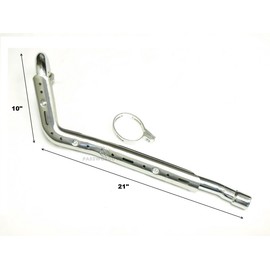 CNC 38mm BLACK Exhaust Muffler Silincer Pipe and Clamp Set For 125cc 140cc 150cc 160cc SDG Lifan Yx Pit Dirt Bikes And their Clones