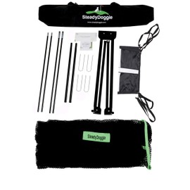 SteadyDoggie Golf Nets for Backyard Driving, Golf Practice Net, Dual-Turf Golf Mat, Chipping Target & Carry Bag - The Right Choice of Golf Nets & Golf Hitting Nets, Golf Net for for Indoor Use