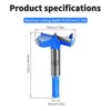 FOCMKEAS 70mm丨2-3/4 Inch Forstner Drill Bit with Hex Shank Double-Flute