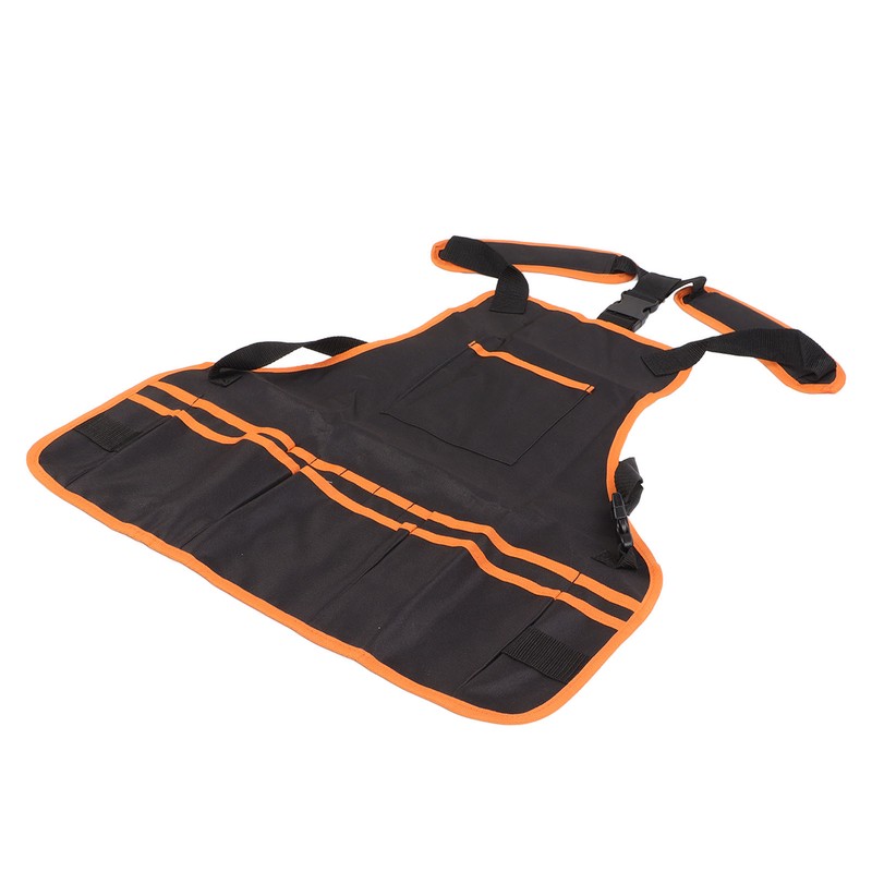 Work Apron Oxford Canvas Heavy Duty Waterproof Adjustable Multi Pockets