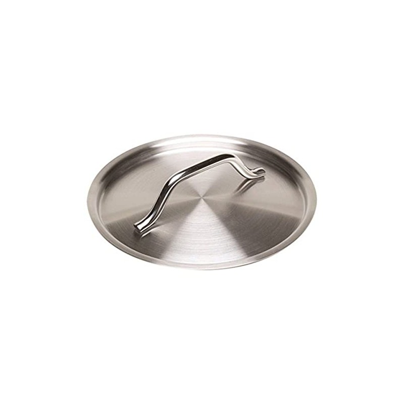 Genware 1726-00 Stainless Steel Cookware Lid, 26 cm Diameter