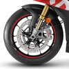 labelbike - Stickers Stripes Motorcycle Rims Wheels 17 Protection Kit