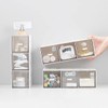 AIMALL Compact Drawer Storage Organizer, Clear Plastic Desktop Box, 9"