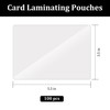 100Pcs 3x5 Index Card Laminating Pouches File Card Laminating Pouches