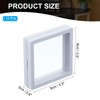 PATIKIL 3D Floating Frame Display Stand, 12 Pack 3.5x3.5 Inch