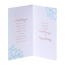 American Greetings American Greetings Romantic Birthday Card (I Will Love You)