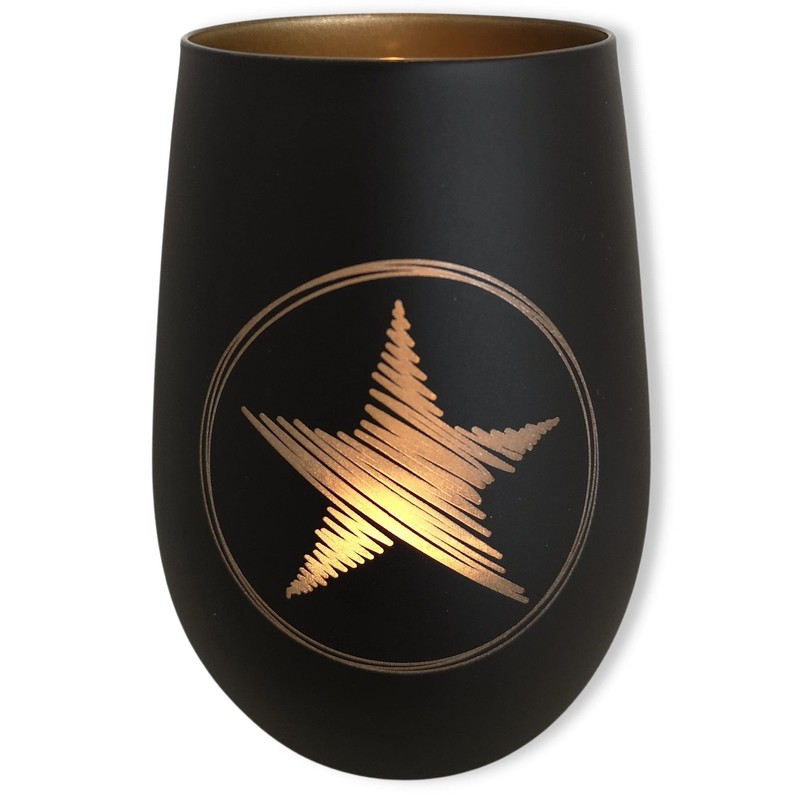 Lantern / Memory Light White / Black / Inside Gold