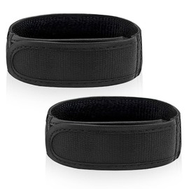 ARWIG 2 Pcs No Buckle Belt for Men, Adjustable No Buckle Belts Waist Belt Black Belt for Women Elastic Belt No Buckle Belts for Women (Black, M