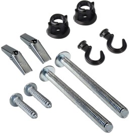 Swivel Hook Hangers, Multi-Functional for Hanging, Screws and Anchors Included, 2 Sets Per Pack