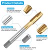 sourcing map Tap and Drill Bit Set, 1pcs 5/16-18 UNC