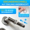 SilverRack® Door Stop Door Handle Buffer, Transparent [Pack of 20]
