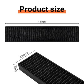 Kingsea 5230W1A003C Microwave Charcoal Filter Compatible with GE,Kenmore,LG Microwave,LMV1650ST,LMV2031SB,LMV2031ST,LMHM2237BD,PVM9005SJ8SS,PNM9216SK5SS,3 PACK