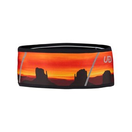 Ultimate Direction Comfort Belt, Running Belt with Built-in Pockets, Key Clip, Reflectivity, & More, Large Desert