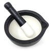 Norpro Mortar and Pestle, 4.88" x 4.5" x 2.5", Black