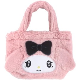 Yasuda Tsusho Sanrio Fluffy Fur Bag Fur Handbag My Melody H200 x W300 MM03