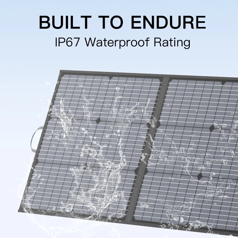 MHPOWOS Foldable Solar Panel Kit 110W for Ecoflow RIVER 2