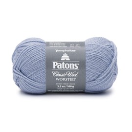 Patons Classic Wool Yarn, Blue Fog