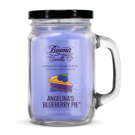 Angelina's Blueberry Pie - Blueberry Pie Scented Candle - Large (12oz) Mason Jar Candle by Beamer Candle Co.