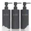 Stylish Shampoo and Conditioner Dispenser Set of 3 - Modern