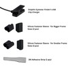 Universal Eyewear Tracker Accessory Kit | USB Clip Charger, Adhesive