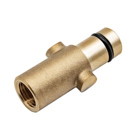 DERASL Pressure Washer Foam Cannon Connection Brass Adapter for Snow Foam Cannon Brass Connection for Soap Foam Container Compatible with Car Washes Nilfisk Gerni and STIHLE Series