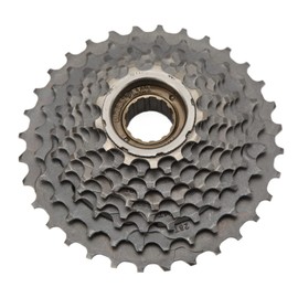 Tissting 13‑32T 9 Speed Threaded Freewheel, Steel Hub Type Threaded Bike Cassette Replacement Hardware Accessory for Mountain Road Bike