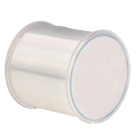 SagaSave Fishing Line, 500m Clear Nylon Invisible Thread, Strong Fishing Wire for Hanging Ornaments, Jewellery Making, Sew Hobby and Crafts (Dia:0.37mm)
