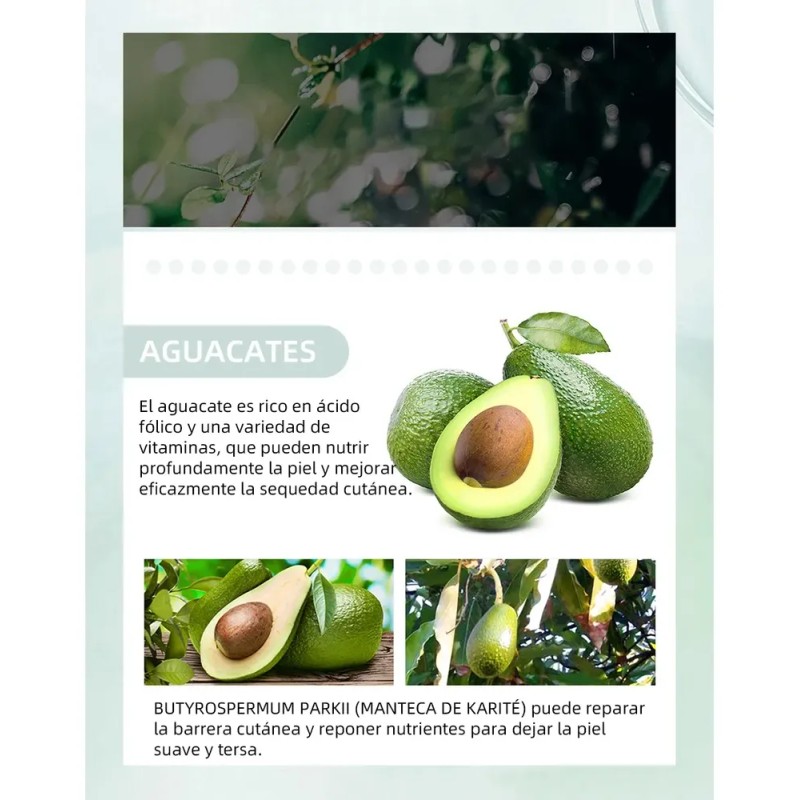 Crema Facial De Aguacate, Base En Crema For Nieve