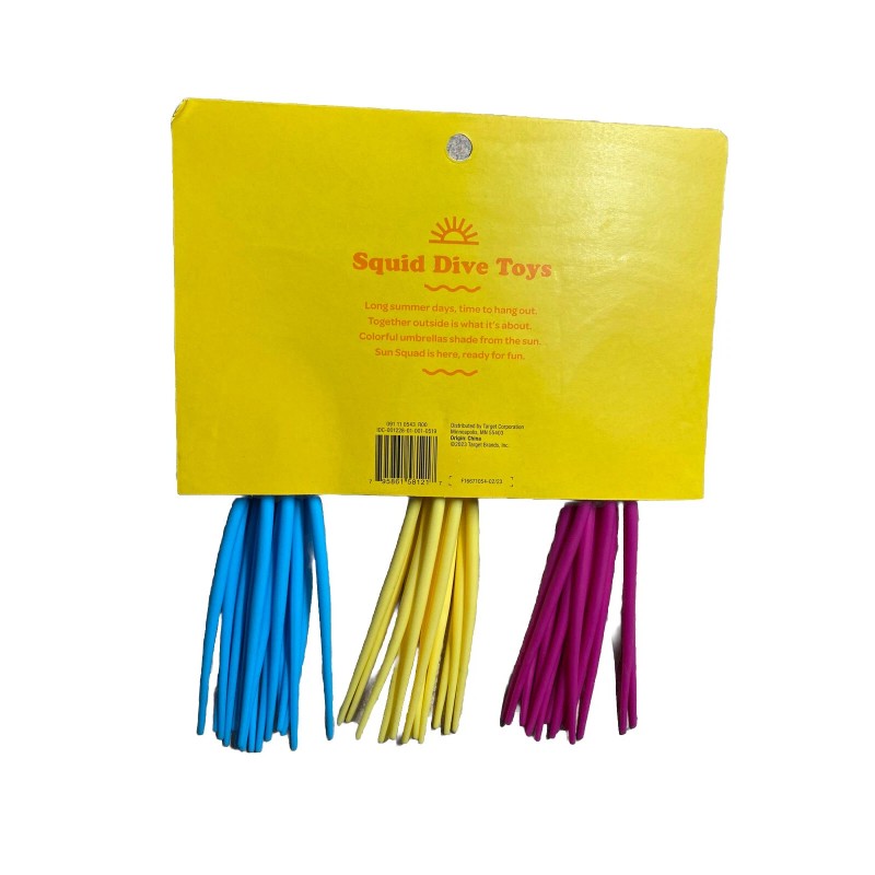 Sun Squad *NEW* 2XSun Squad 3 Pack Squid Dive Toys