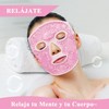 Mascarilla de Gel Facial, Mascara de Hielo para Cara Reutilizable