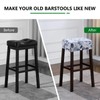 YISUN Stool Covers Rectangle - 2 Pack Stretch Waterproof Saddle