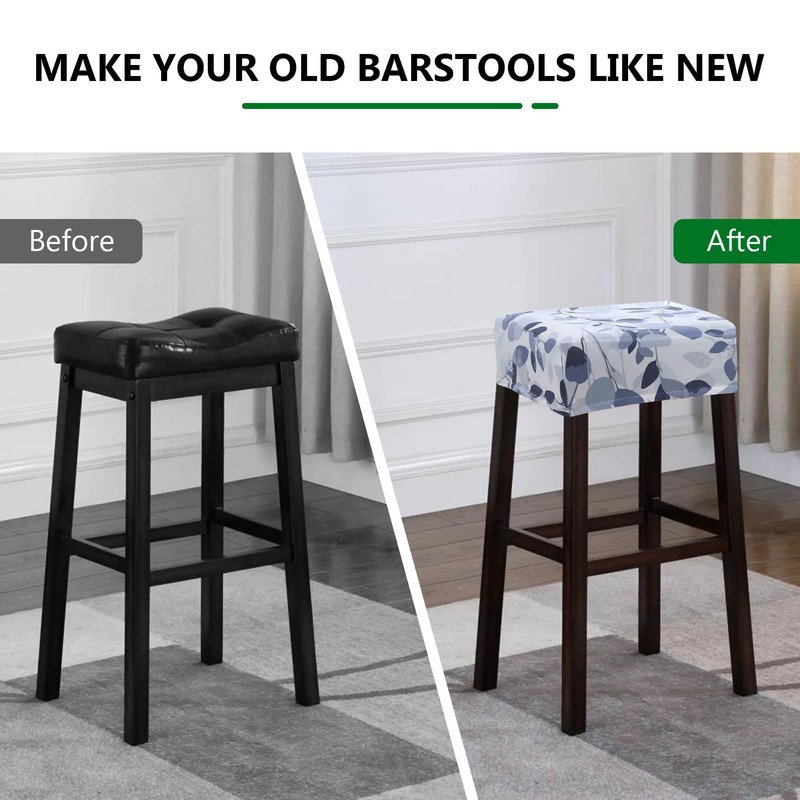 YISUN Stool Covers Rectangle - 2 Pack Stretch Waterproof Saddle