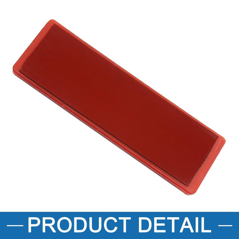 A ABSOPRO Car Reflector Sticker Rectangle Reflective Warning Decal Red