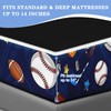 Nesker Football Twin Zipper Bedding for Boys, 3-Piece-All-in-one