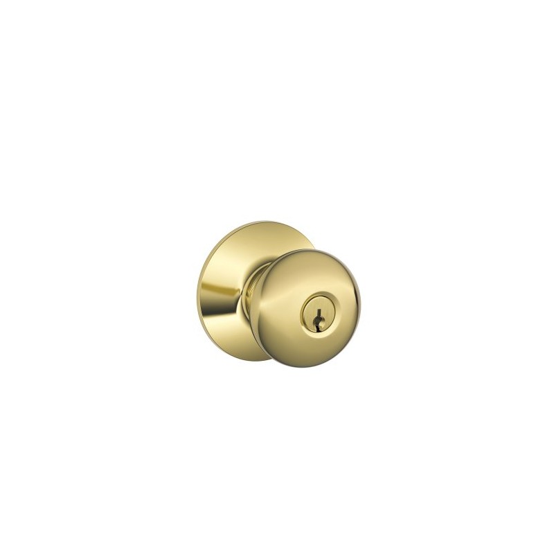 Schlage F51A PLY 505 605 Plymouth Knob Keyed Entry Lock,