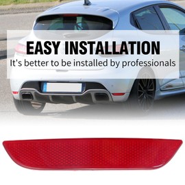 JUUDDENPARTS 265605789R Rear Left Bumper Reflector, Reflective Strip Replacement for Renault Clio 4 2012-2019, Replaces 26565JJ90A