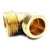 Brass Water Pipe Male Elbow Adapter Connector 3/4 inch BSP