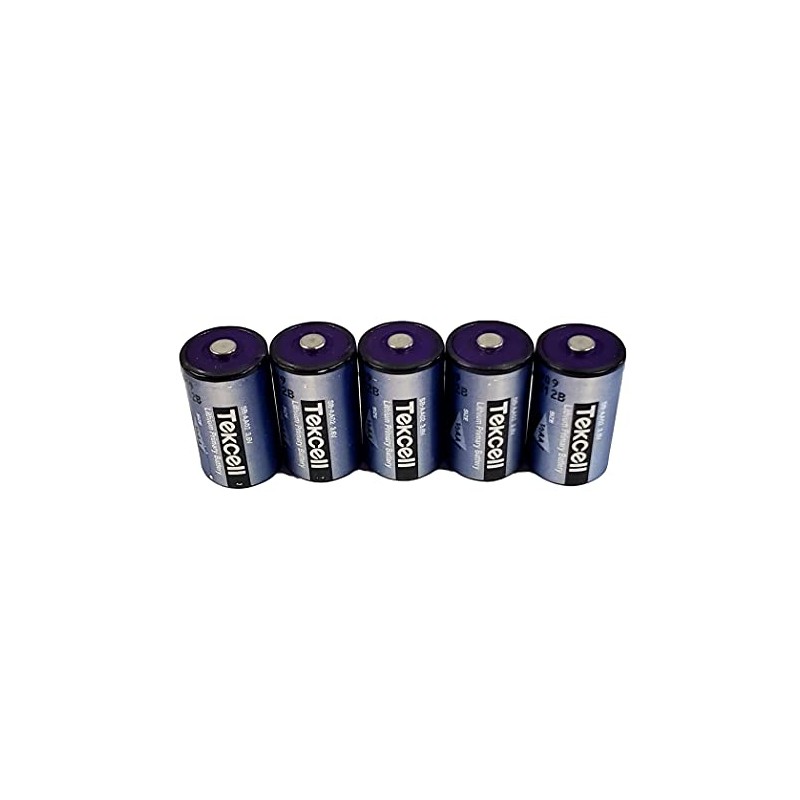 5 Tekcell SB-AA02 14250 1/2 AA 3.6 Volt Lithium Batteries