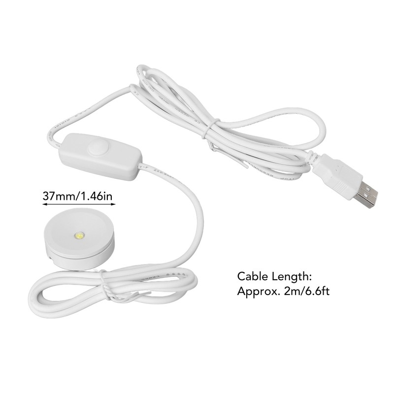 2PCS LED Spot Lights Professional 5V USB Dimmable Round Small