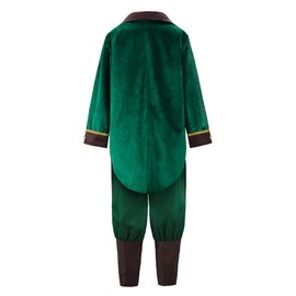 ReliBeauty Leprechaun Costume for Kids St Patricks Day Dress Up Green,140